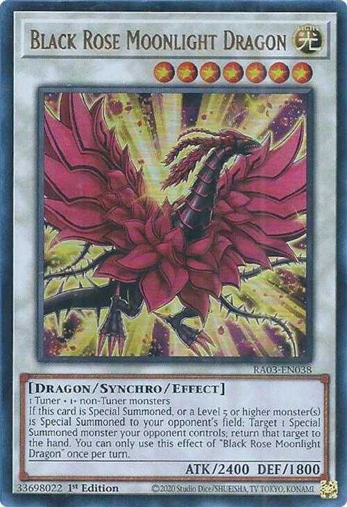 Black Rose Moonlight Dragon (UR) [RA03-EN038] Ultra Rare | Kessel Run Games Inc. 