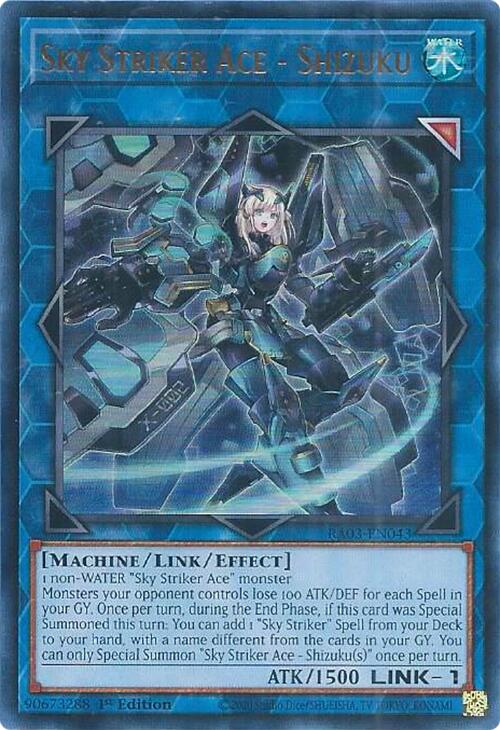 Sky Striker Ace - Shizuku (UR) [RA03-EN043] Ultra Rare | Kessel Run Games Inc. 