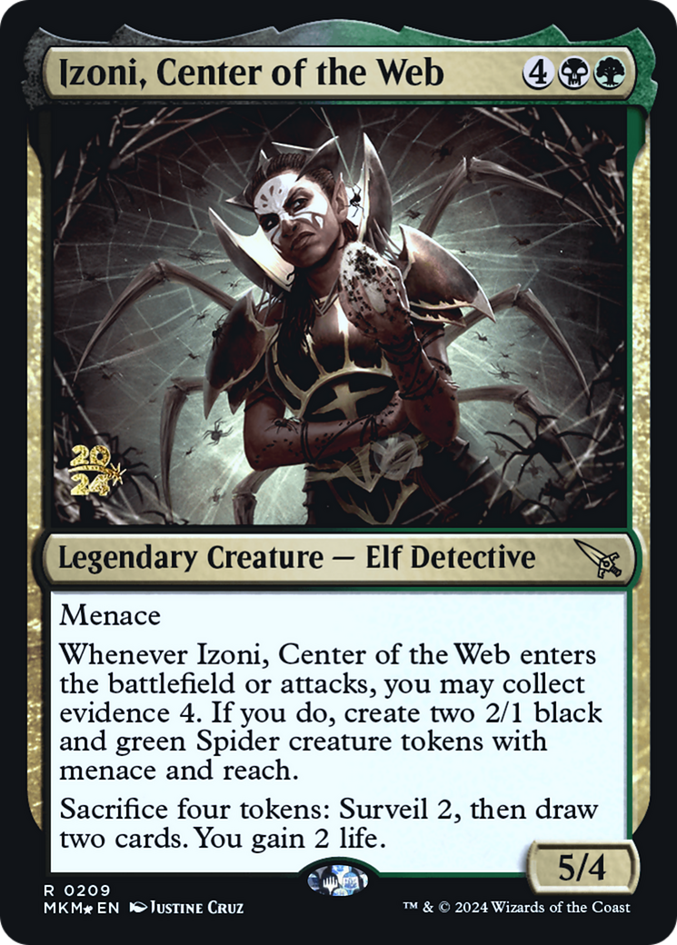 Izoni, Center of the Web [Murders at Karlov Manor Prerelease Promos] | Kessel Run Games Inc. 