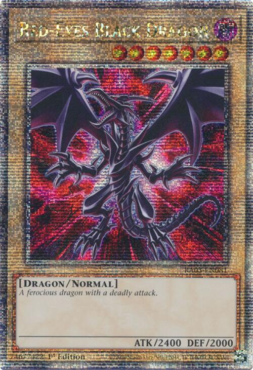 Red-Eyes Black Dragon (Quarter Century Secret Rare) [RA03-EN081] Quarter Century Secret Rare | Kessel Run Games Inc. 