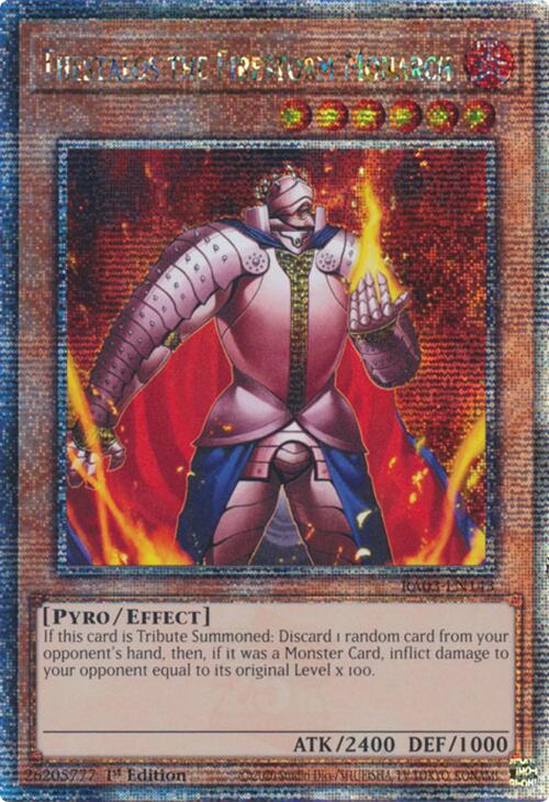 Thestalos the Firestorm Monarch (Quarter Century Secret Rare) [RA03-EN143] Quarter Century Secret Rare | Kessel Run Games Inc. 