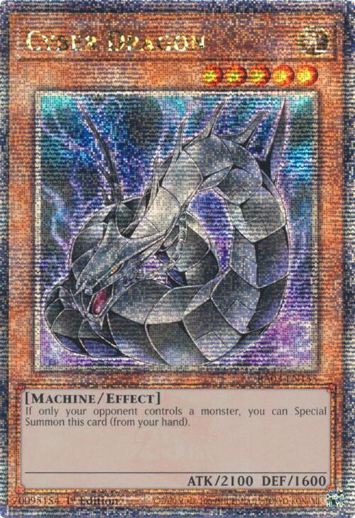 Cyber Dragon (Quarter Century Secret Rare) [RA03-EN155] Quarter Century Secret Rare | Kessel Run Games Inc. 