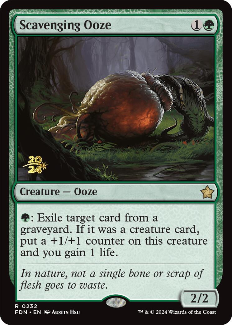 Scavenging Ooze [Foundations Prerelease Promos] | Kessel Run Games Inc. 