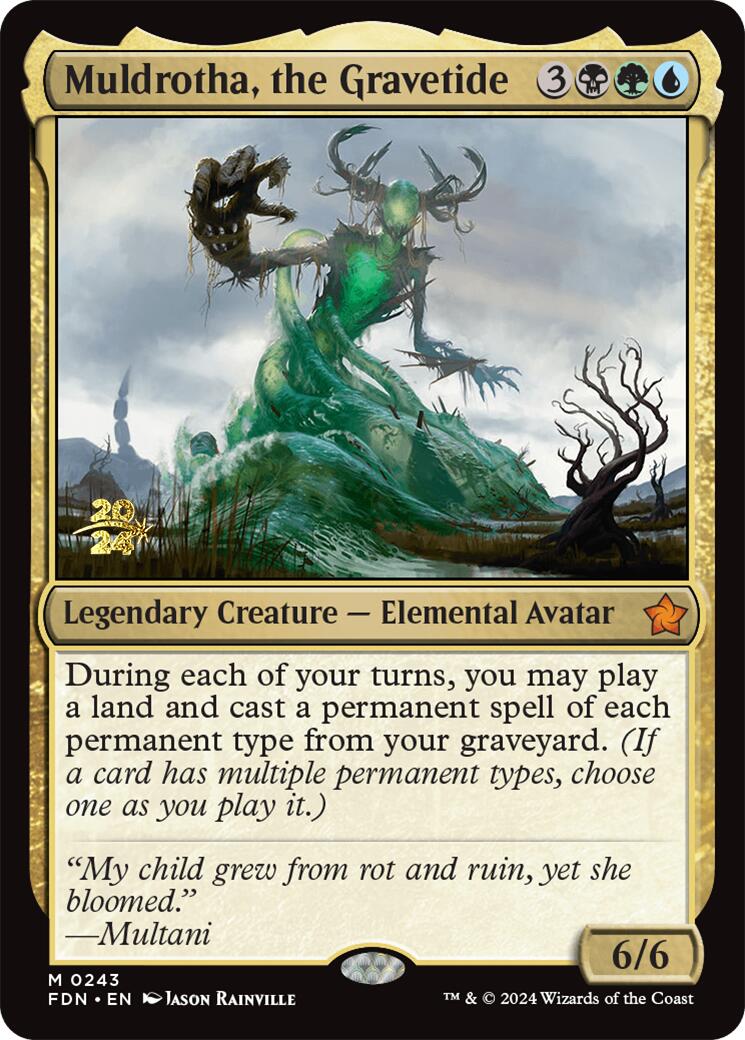 Muldrotha, the Gravetide [Foundations Prerelease Promos] | Kessel Run Games Inc. 