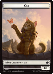 Spirit // Cat (0001) Doubled-Sided Token [Foundations Tokens] | Kessel Run Games Inc. 