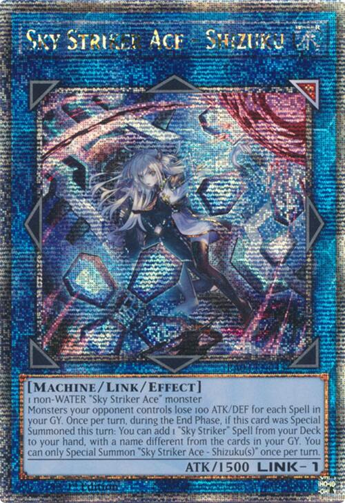 Sky Striker Ace - Shizuku (Alternate Art) (Quarter Century Secret Rare) [RA03-EN043] Quarter Century Secret Rare | Kessel Run Games Inc. 