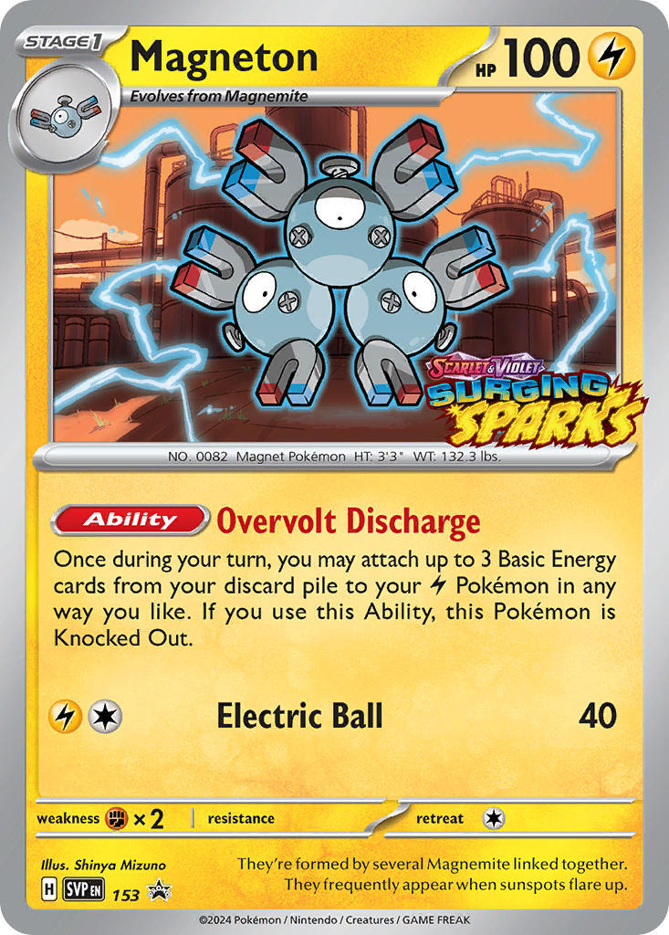 Magneton (153) [Scarlet & Violet: Black Star Promos] | Kessel Run Games Inc. 