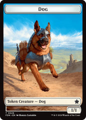 Dog // Beast (0033) Double-Sided Token [Foundations Tokens] | Kessel Run Games Inc. 