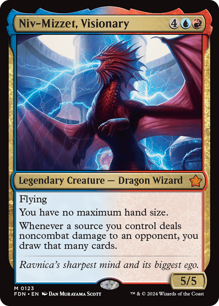 Niv-Mizzet, Visionary [Foundations] | Kessel Run Games Inc. 