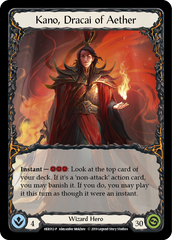 Kano, Dracai of Aether [HER012-P] (Promo)  1st Edition Cold Foil | Kessel Run Games Inc. 