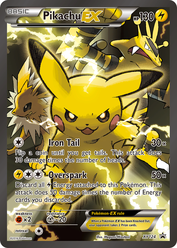 Pikachu EX (XY124) [XY: Black Star Promos] | Kessel Run Games Inc. 