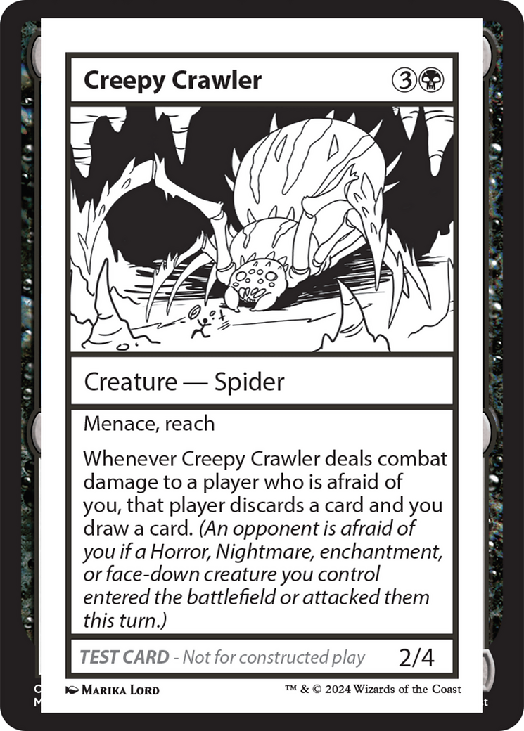 Creepy Crawler [Mystery Booster 2 Playtest Cards] | Kessel Run Games Inc. 