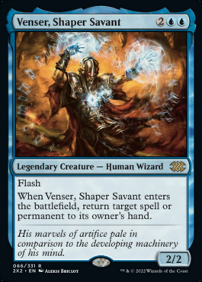 Venser, Shaper Savant [Double Masters 2022] | Kessel Run Games Inc. 