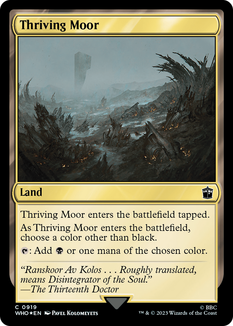 Thriving Moor (Surge Foil) [Doctor Who] | Kessel Run Games Inc. 