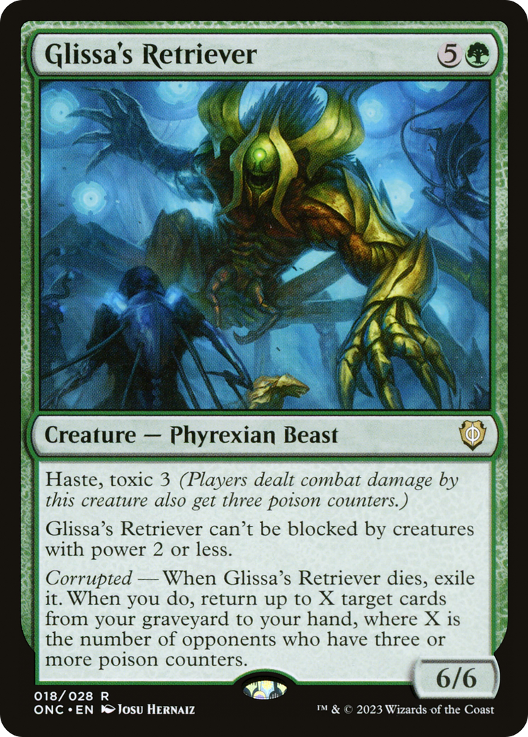 Glissa's Retriever [Phyrexia: All Will Be One Commander] | Kessel Run Games Inc. 