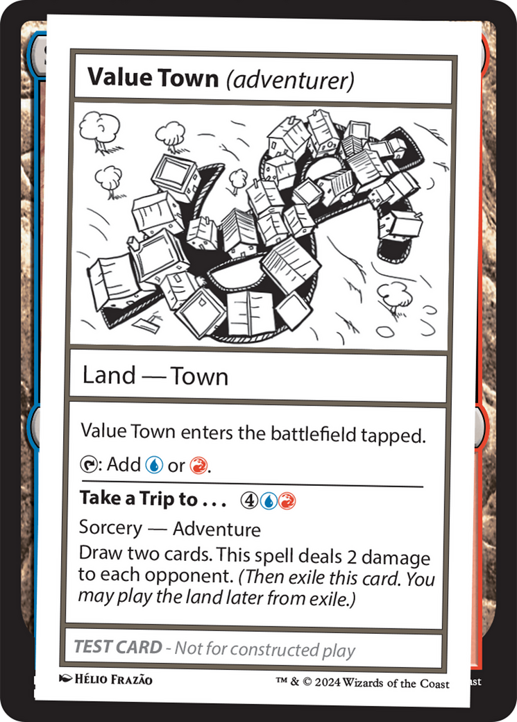 Value Town (adventurer) [Mystery Booster 2 Playtest Cards] | Kessel Run Games Inc. 