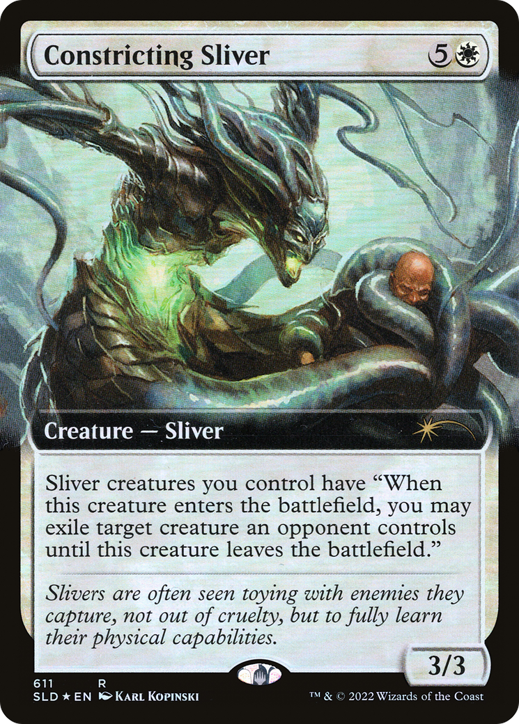 Constricting Sliver (Extended Art) [Secret Lair Drop Promos] | Kessel Run Games Inc. 