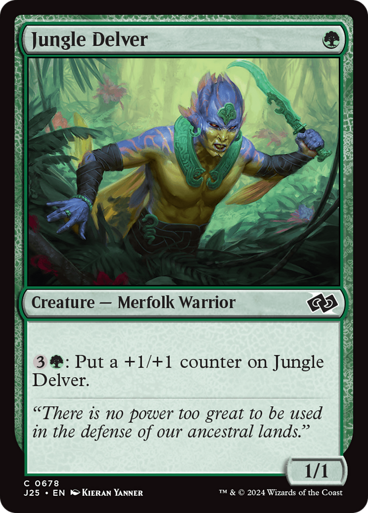 Jungle Delver [Foundations Jumpstart] | Kessel Run Games Inc. 