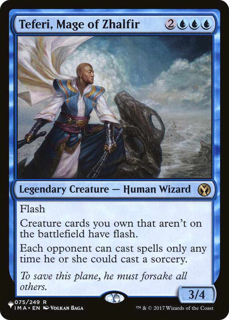 Teferi, Mage of Zhalfir [The List Reprints] | Kessel Run Games Inc. 