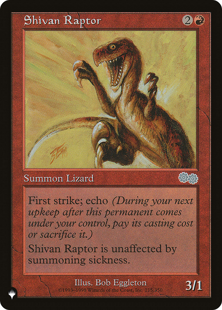 Shivan Raptor [The List Reprints] | Kessel Run Games Inc. 