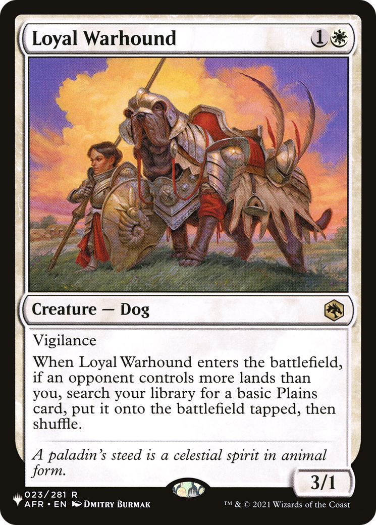 Loyal Warhound [The List] | Kessel Run Games Inc. 