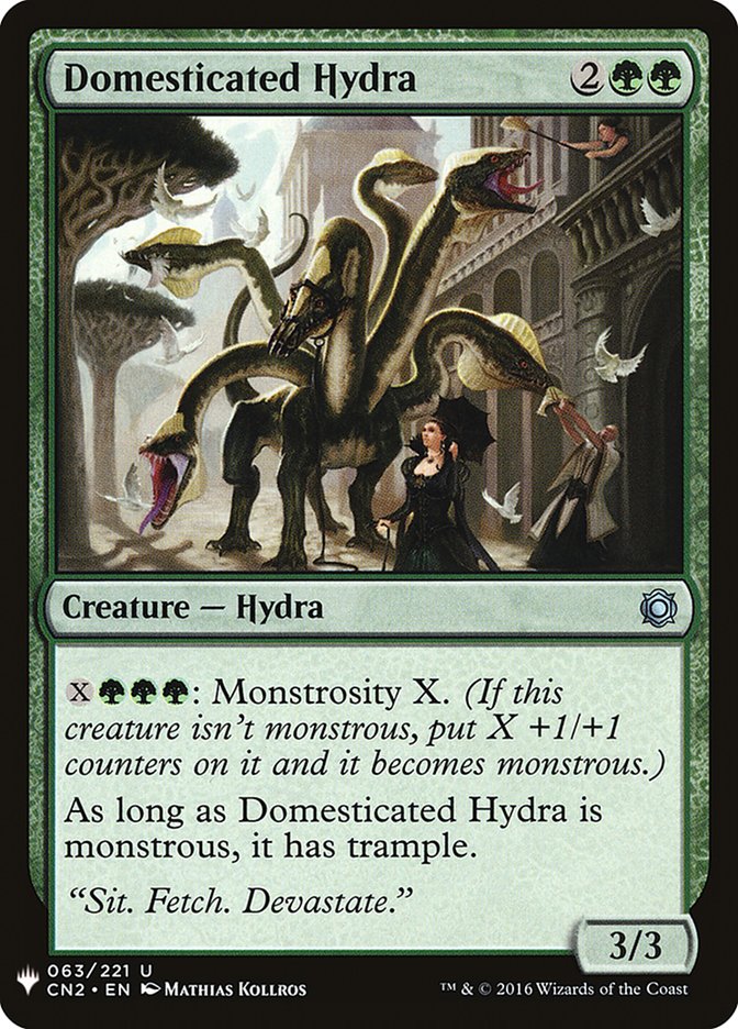 Domesticated Hydra [Mystery Booster] | Kessel Run Games Inc. 