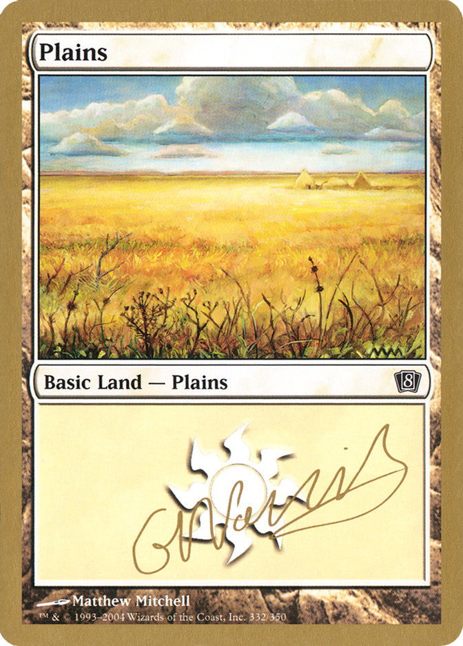 Plains (gn332) (Gabriel Nassif) [World Championship Decks 2004] | Kessel Run Games Inc. 