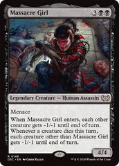 Massacre Girl [Duskmourn: House of Horror Commander] | Kessel Run Games Inc. 