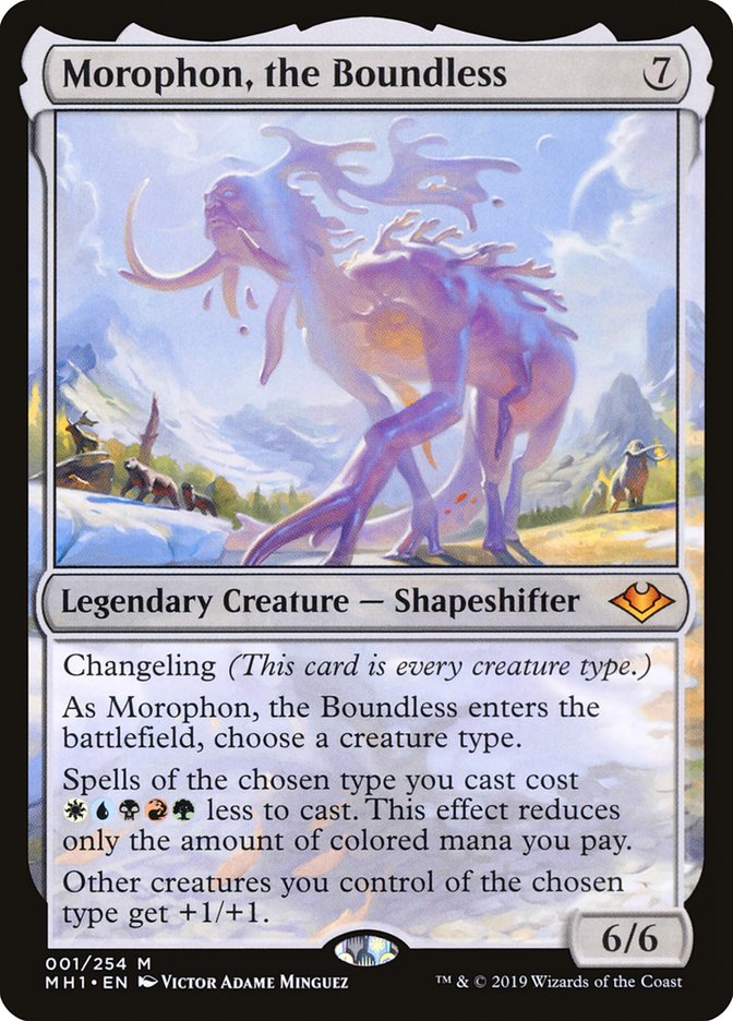 Morophon, the Boundless [Modern Horizons] | Kessel Run Games Inc. 