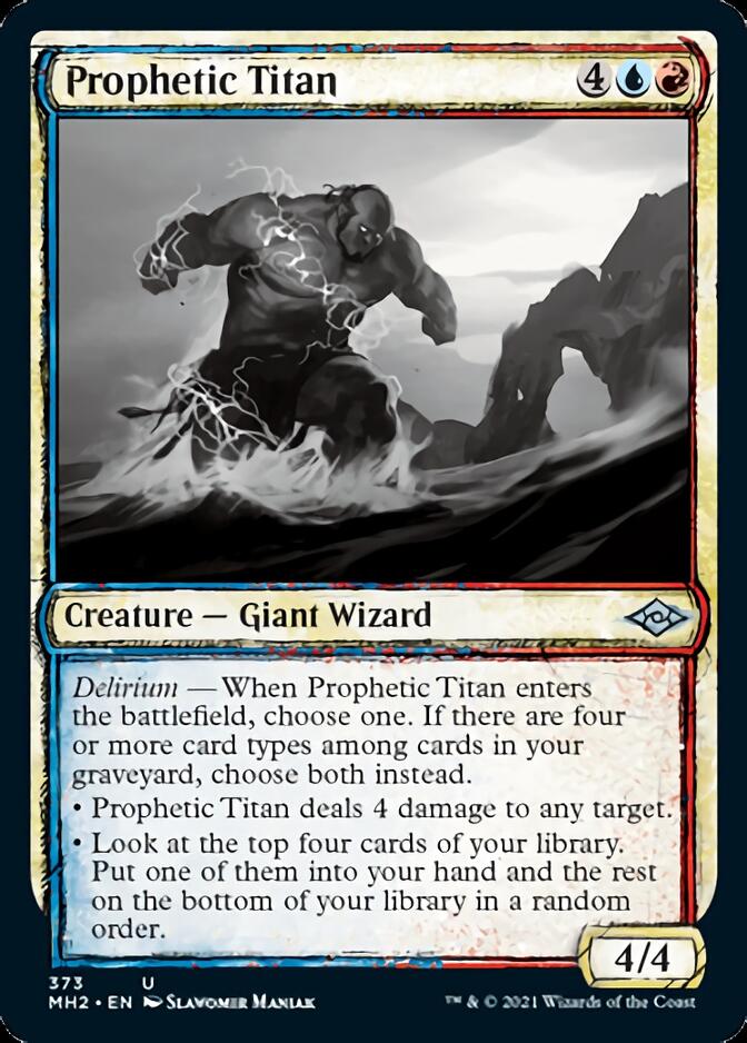 Prophetic Titan (Sketch) [Modern Horizons 2] | Kessel Run Games Inc. 