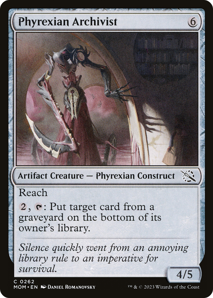 Phyrexian Archivist [March of the Machine] | Kessel Run Games Inc. 