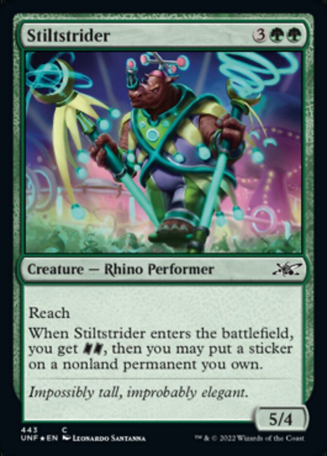 Stiltstrider (Galaxy Foil) [Unfinity] | Kessel Run Games Inc. 