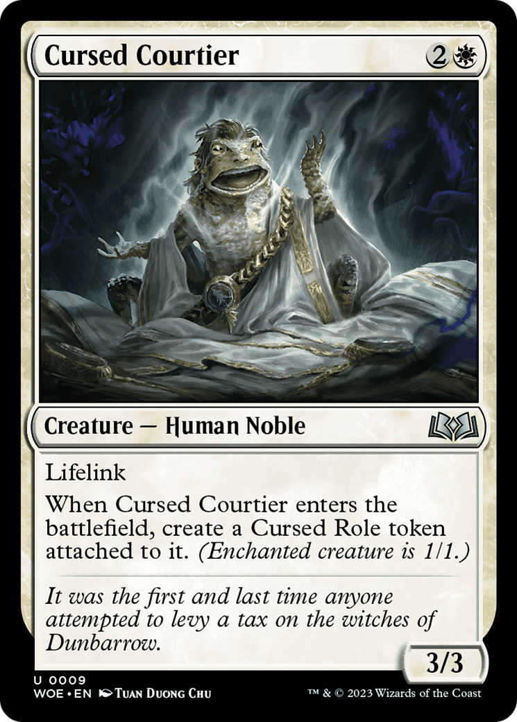 Cursed Courtier [Wilds of Eldraine] | Kessel Run Games Inc. 