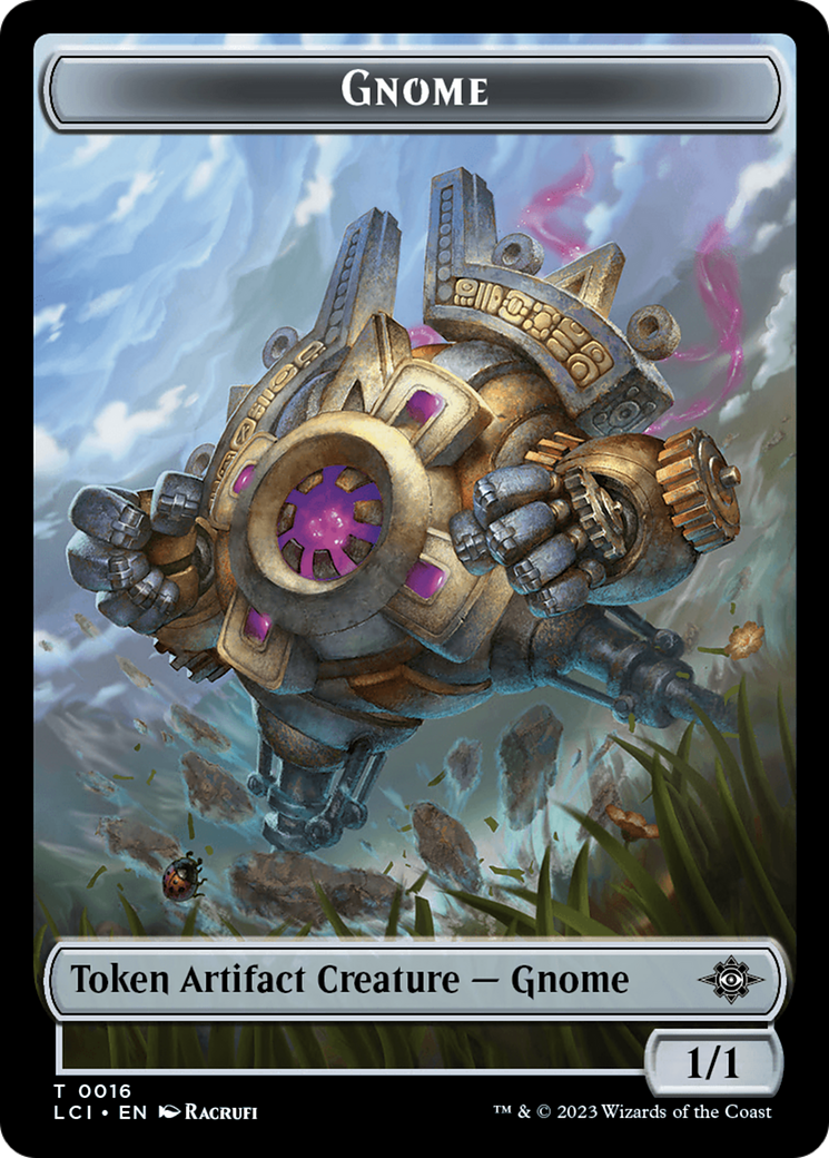 Gnome Token [The Lost Caverns of Ixalan Tokens] | Kessel Run Games Inc. 