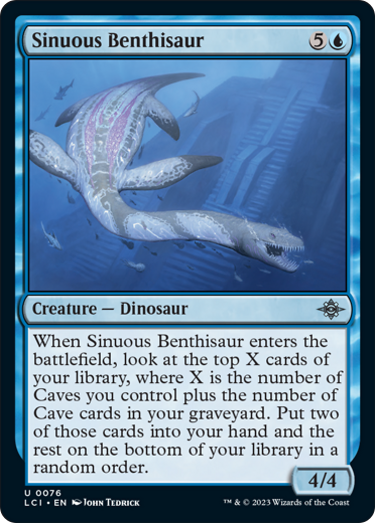 Sinuous Benthisaur [The Lost Caverns of Ixalan] | Kessel Run Games Inc. 