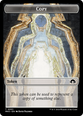 Dragon (Ripple Foil) // Copy Double-Sided Token [Modern Horizons 3 Commander Tokens] | Kessel Run Games Inc. 