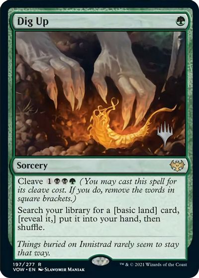 Dig Up (Promo Pack) [Innistrad: Crimson Vow Promos] | Kessel Run Games Inc. 