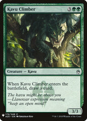 Kavu Climber [Mystery Booster] | Kessel Run Games Inc. 