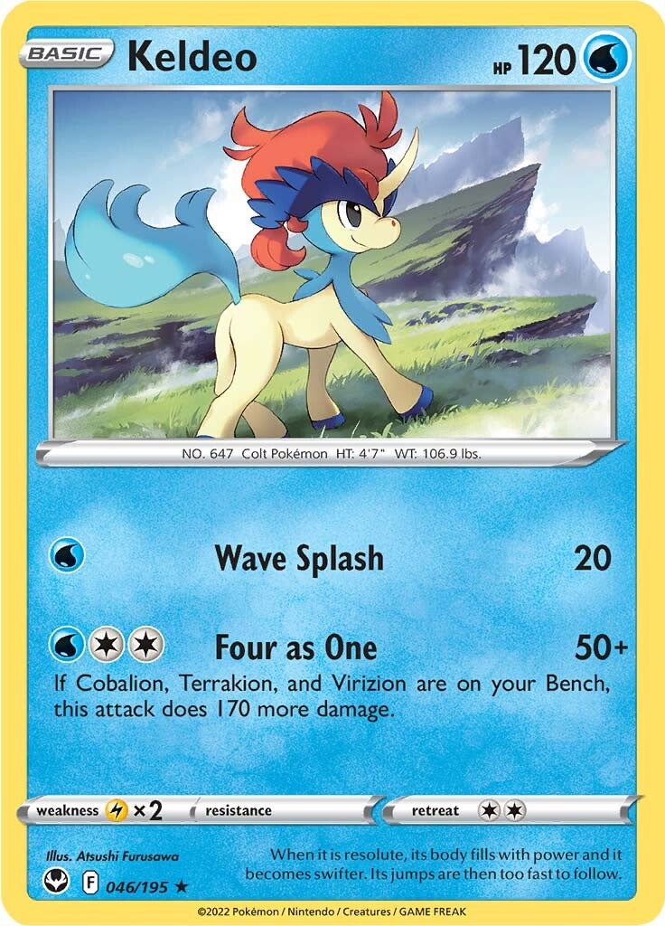 Keldeo (046/195) [Sword & Shield: Silver Tempest] | Kessel Run Games Inc. 