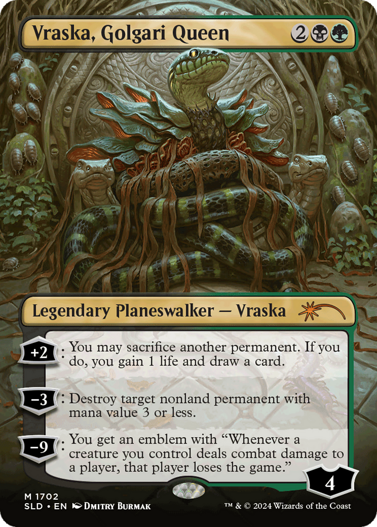 Vraska, Golgari Queen (1702) [Secret Lair Drop Series] | Kessel Run Games Inc. 