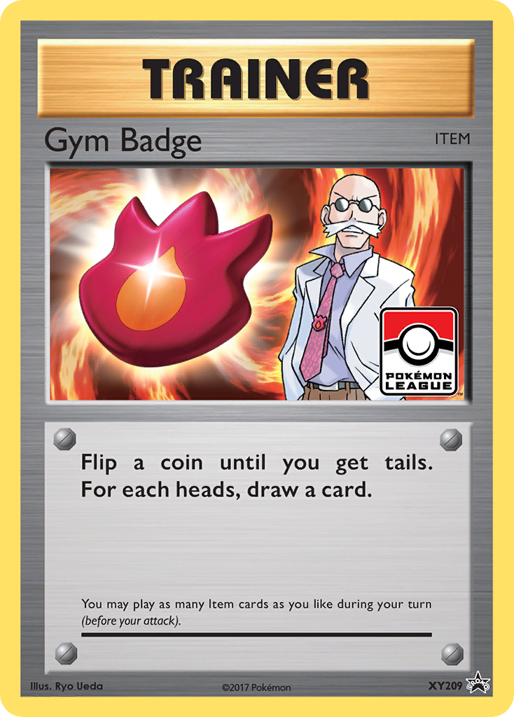 Gym Badge (XY209) (Blaine) [XY: Black Star Promos] | Kessel Run Games Inc. 