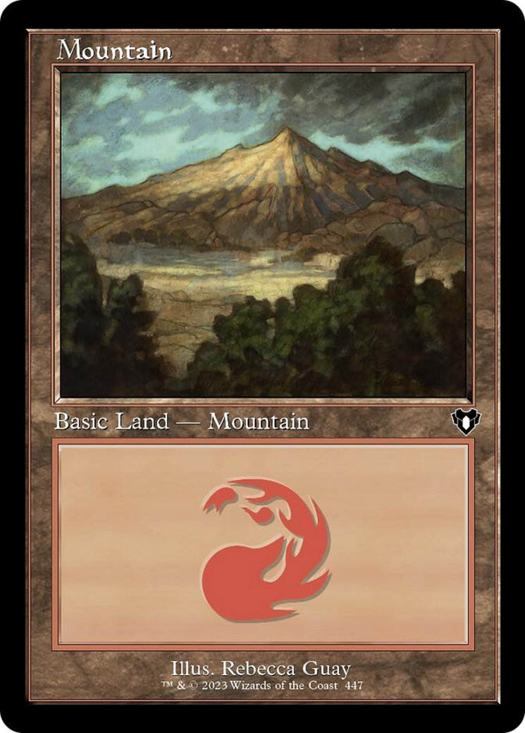 Mountain (447) (Retro) [Commander Masters] | Kessel Run Games Inc. 