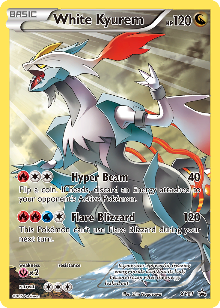 White Kyurem (XY81) (Full Art Promo) [XY: Black Star Promos] | Kessel Run Games Inc. 