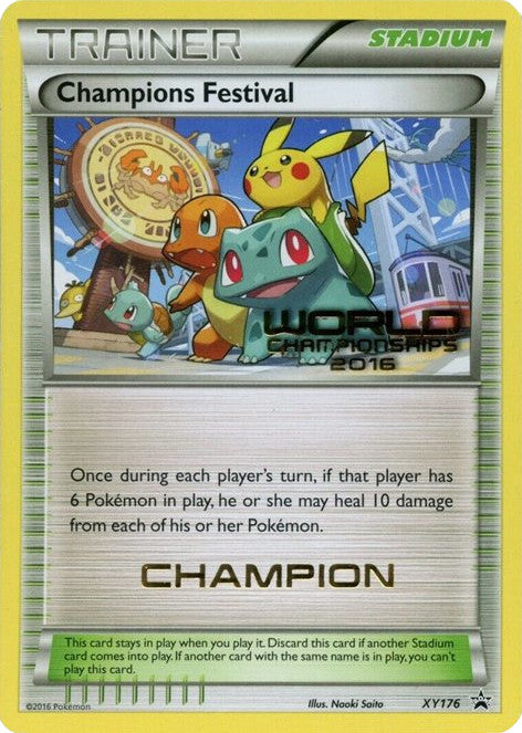 Champions Festival (XY176) (2016 Champion) [XY: Black Star Promos] | Kessel Run Games Inc. 