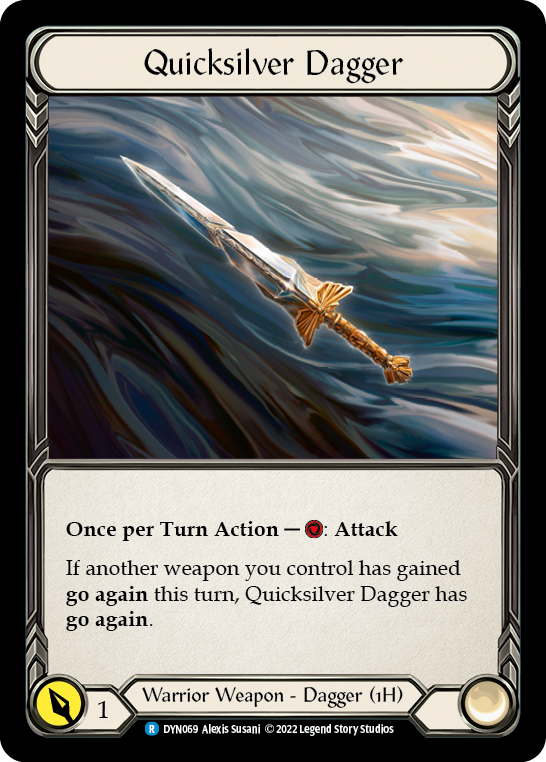 Quicksilver Dagger [DYN069] (Dynasty)  Rainbow Foil | Kessel Run Games Inc. 