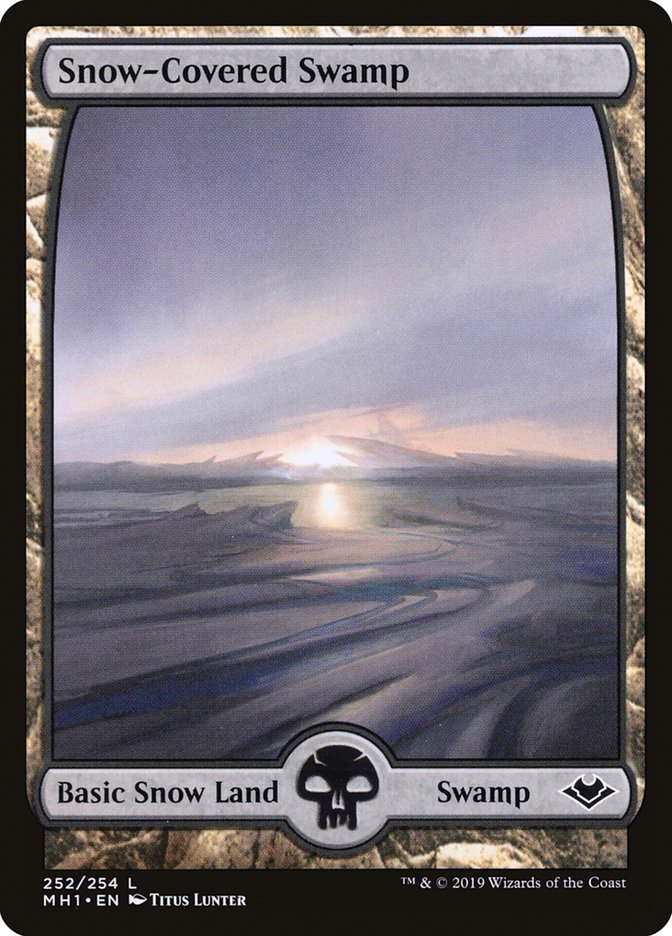 Snow-Covered Swamp [Modern Horizons] | Kessel Run Games Inc. 