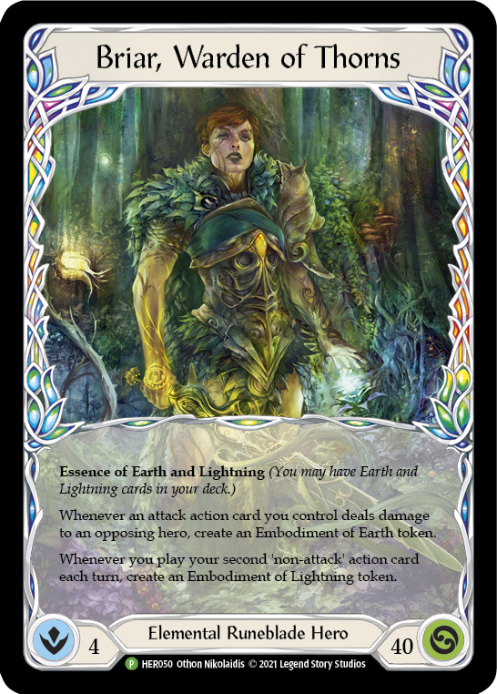 Briar, Warden of Thorns [HER050] (Promo)  Rainbow Foil | Kessel Run Games Inc. 