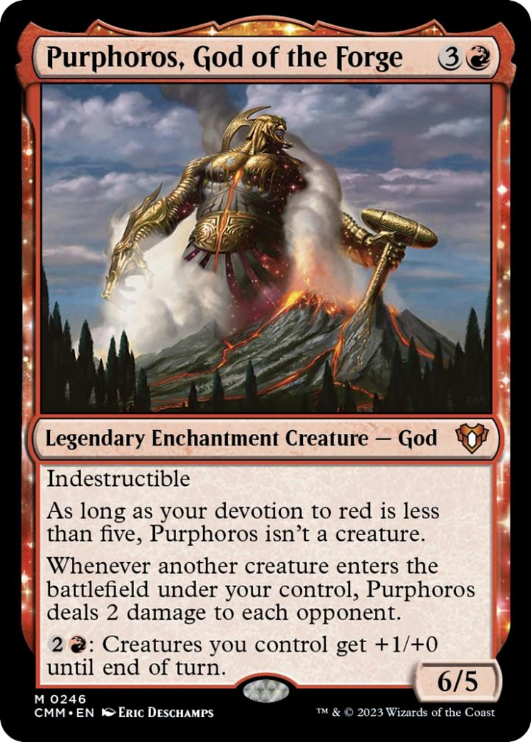 Purphoros, God of the Forge [Commander Masters] | Kessel Run Games Inc. 