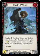 Hundred Winds (Red) [EVR041] (Everfest)  1st Edition Rainbow Foil | Kessel Run Games Inc. 