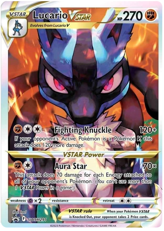 Lucario VSTAR (SWSH291) [Sword & Shield: Black Star Promos] | Kessel Run Games Inc. 